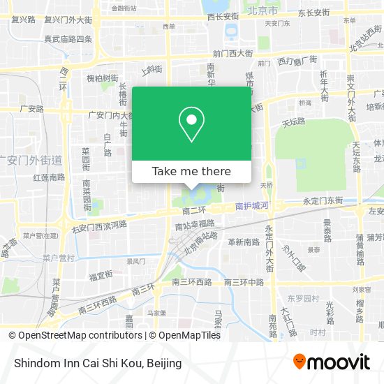 Shindom Inn Cai Shi Kou map
