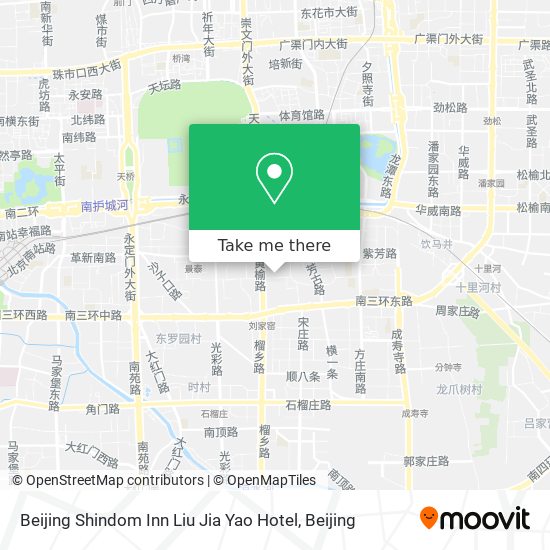 Beijing Shindom Inn Liu Jia Yao Hotel map