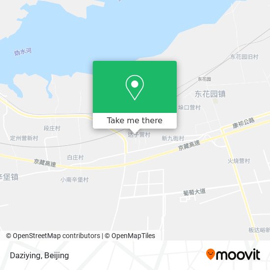 Daziying map