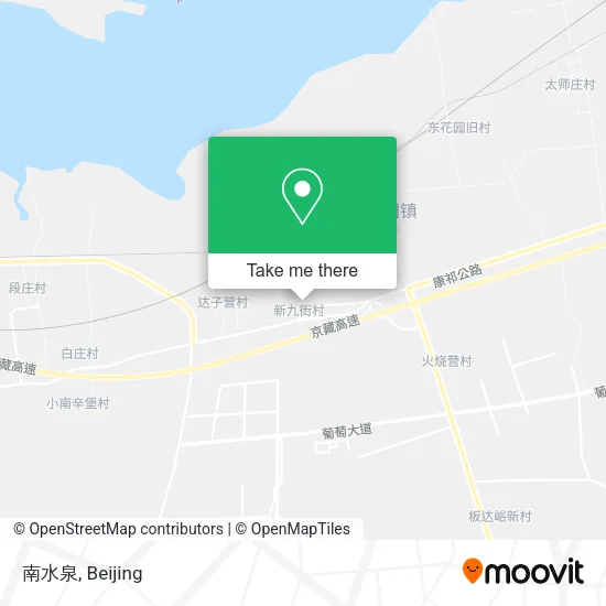 南水泉 map