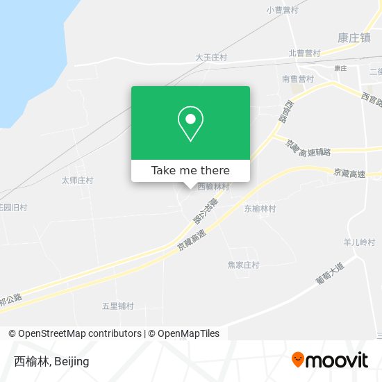 西榆林 map