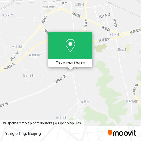 Yang’erling map