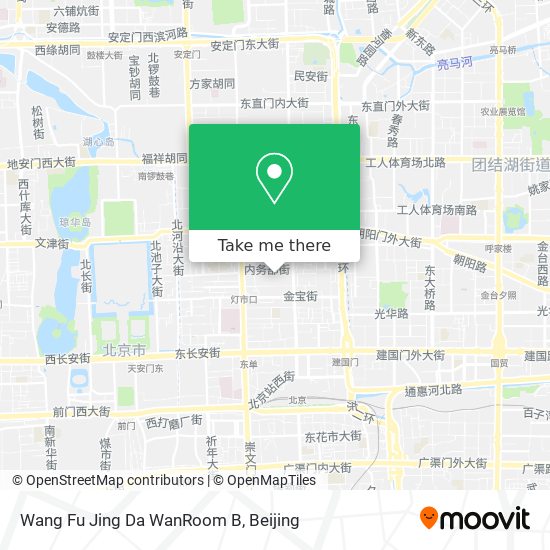Wang Fu Jing Da WanRoom B map