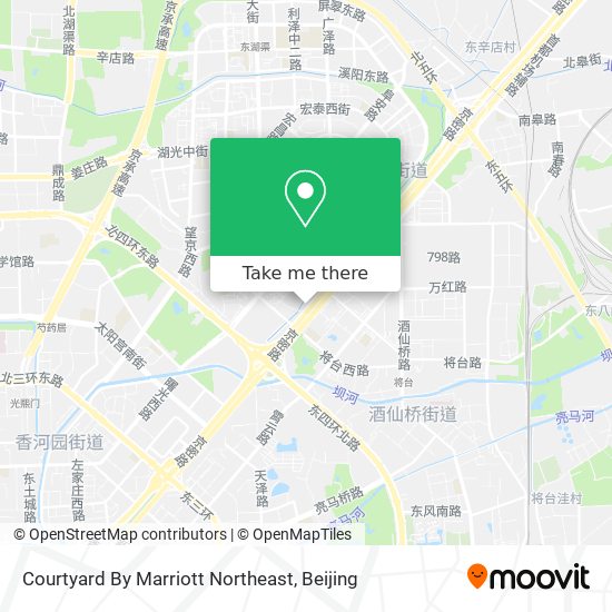 Courtyard By Marriott Northeast map