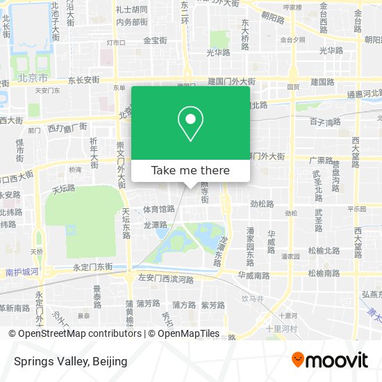 Springs Valley map