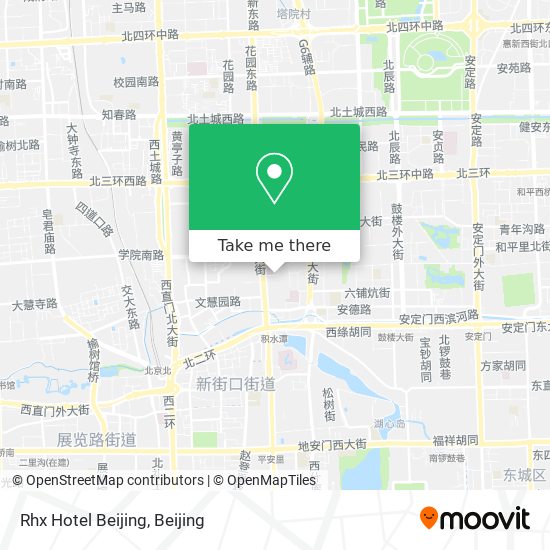 Rhx Hotel Beijing map
