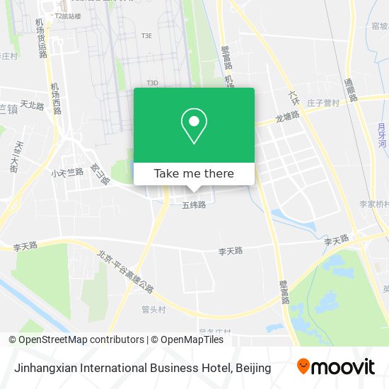 Jinhangxian International Business Hotel map
