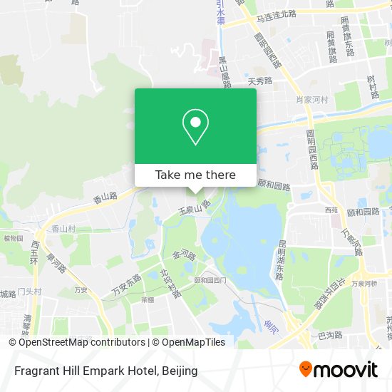 Fragrant Hill Empark Hotel map