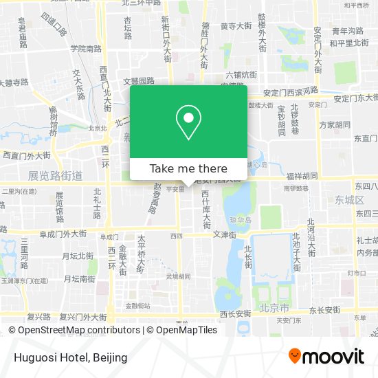 Huguosi Hotel map