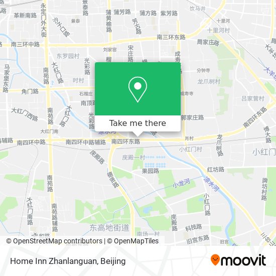 Home Inn Zhanlanguan map