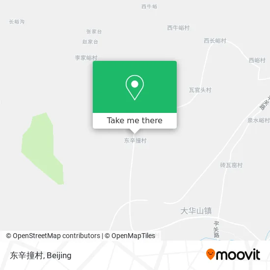 东辛撞村 map