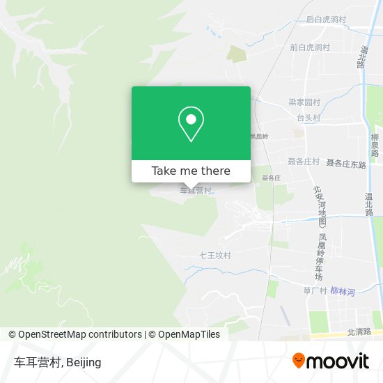 车耳营村 map