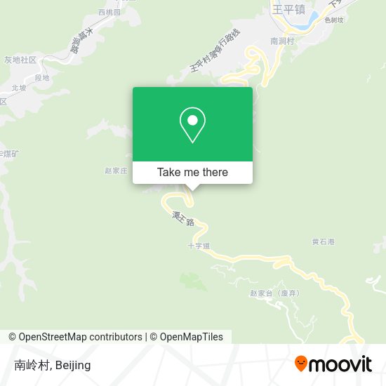 南岭村 map