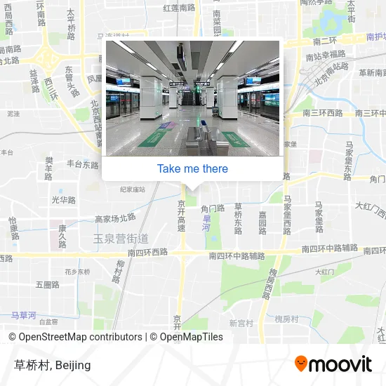 草桥村 map