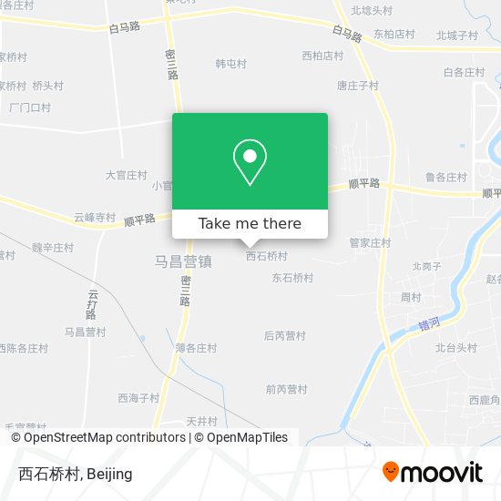 西石桥村 map
