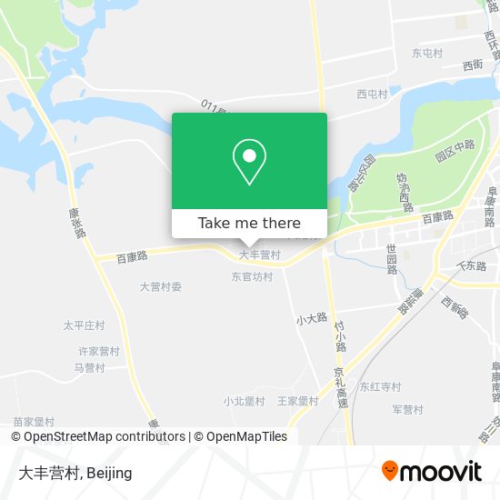 大丰营村 map