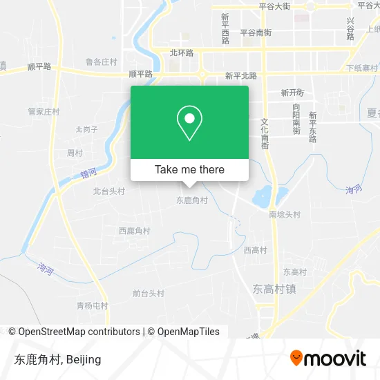 东鹿角村 map
