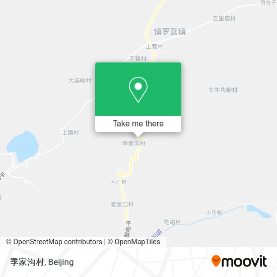 季家沟村 map