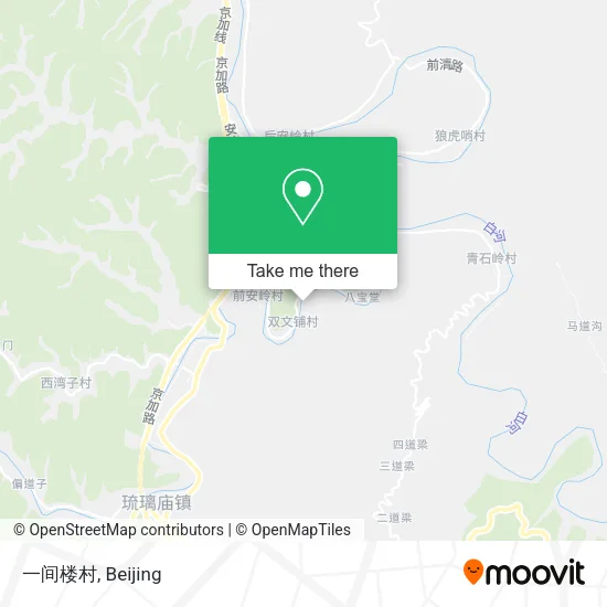 一间楼村 map