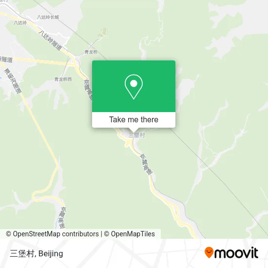 三堡村 map
