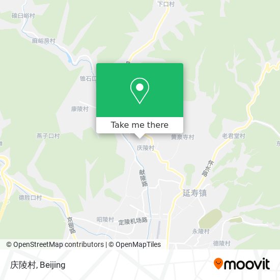 庆陵村 map