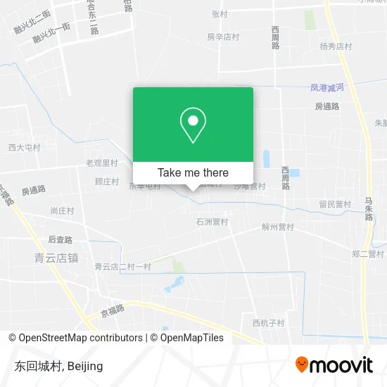 东回城村 map