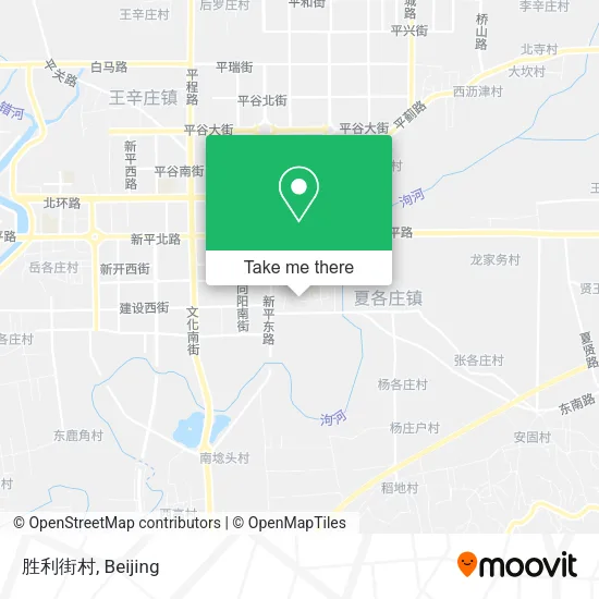 胜利街村 map