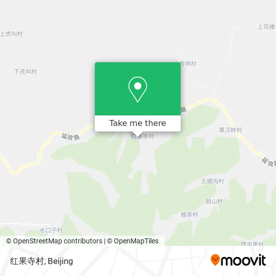 红果寺村 map