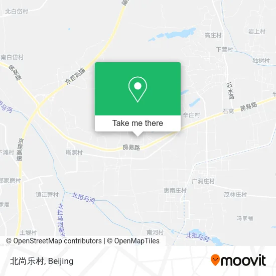 北尚乐村 map