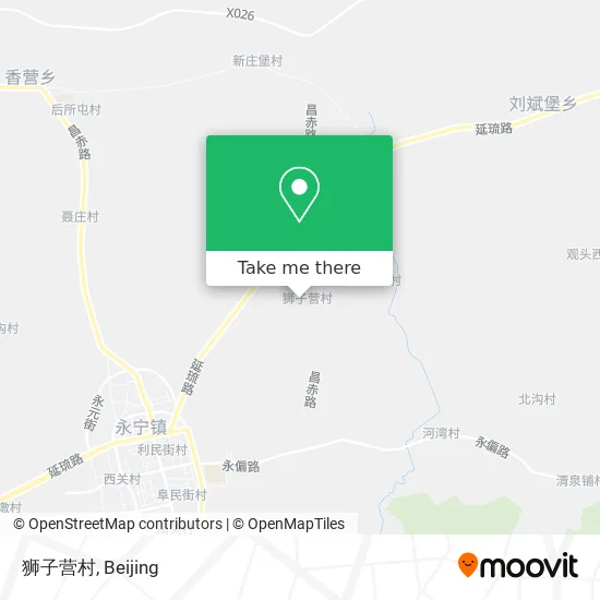狮子营村 map