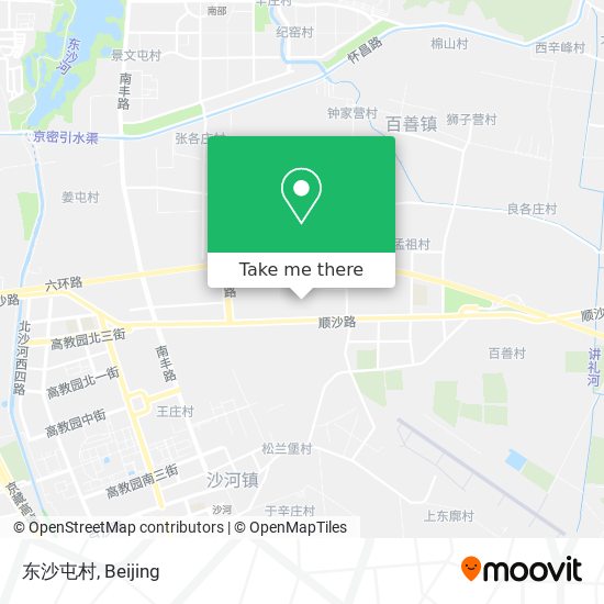 东沙屯村 map