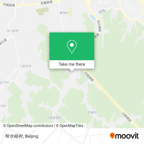 帮水峪村 map