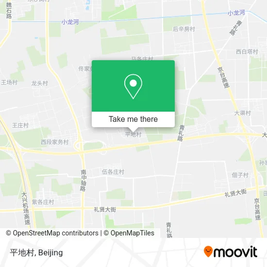 平地村 map