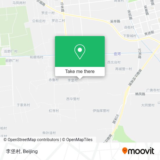 李堡村 map