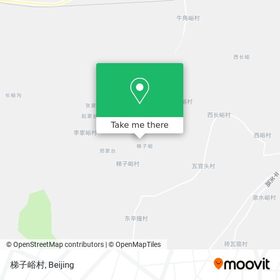 梯子峪村 map