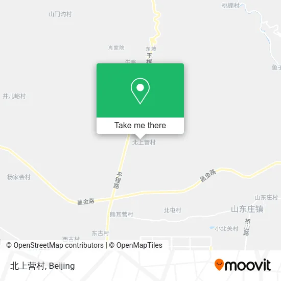 北上营村 map