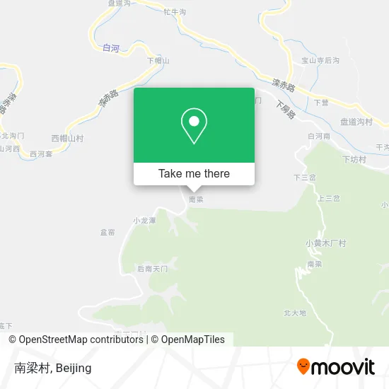 南梁村 map
