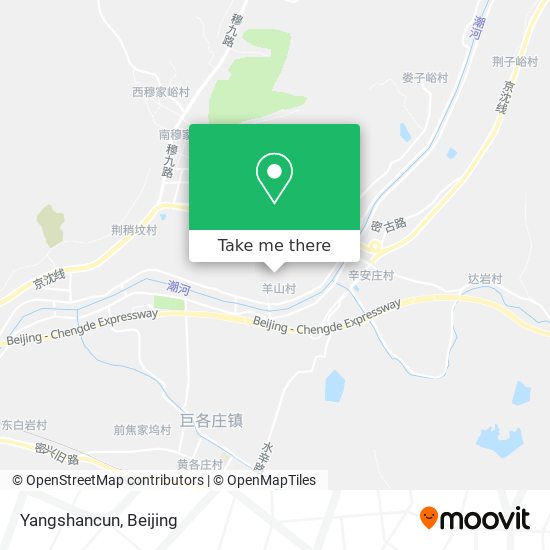 Yangshancun map