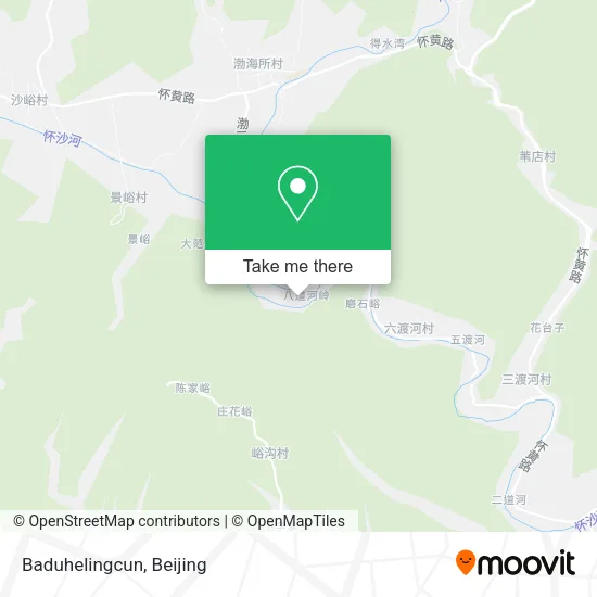 Baduhelingcun map