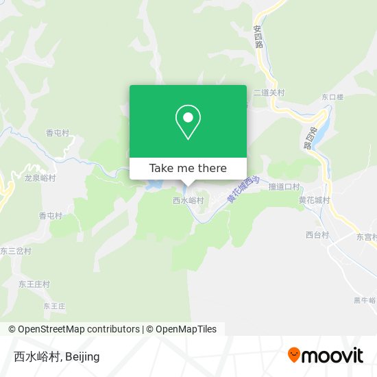 西水峪村 map
