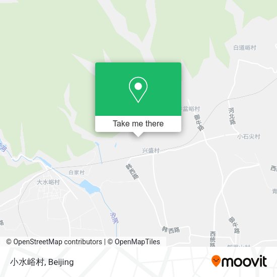 小水峪村 map