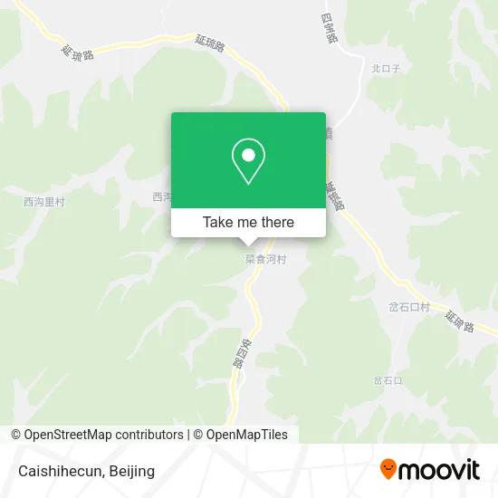 Caishihecun map