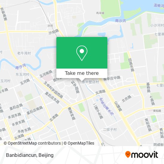 Banbidiancun map