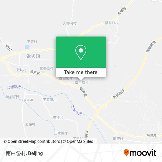 南白岱村 map