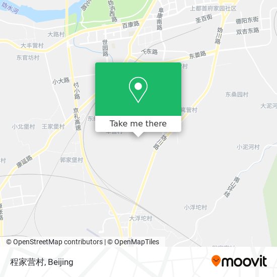 程家营村 map