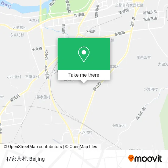 程家营村 map