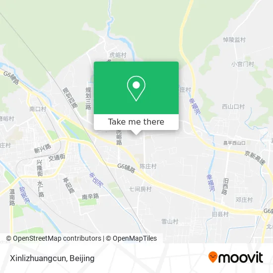 Xinlizhuangcun map