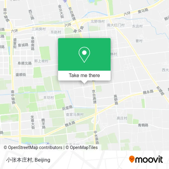 小张本庄村 map