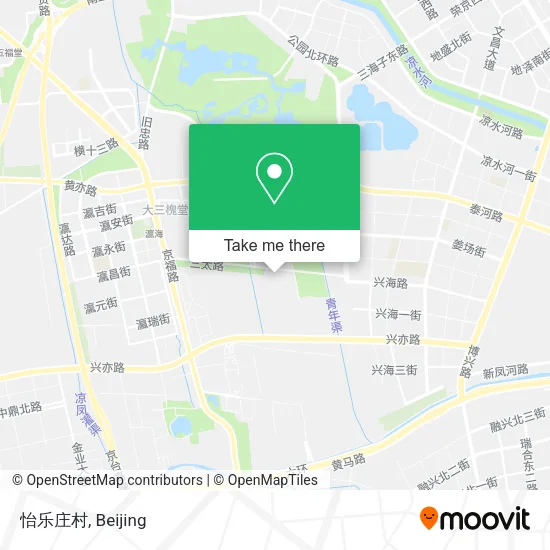 怡乐庄村 map