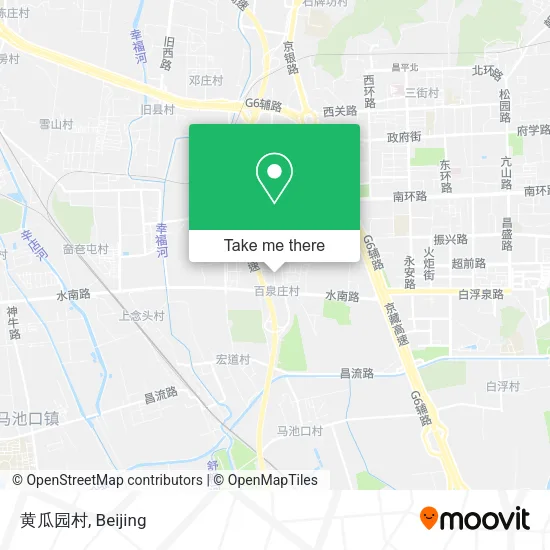 黄瓜园村 map